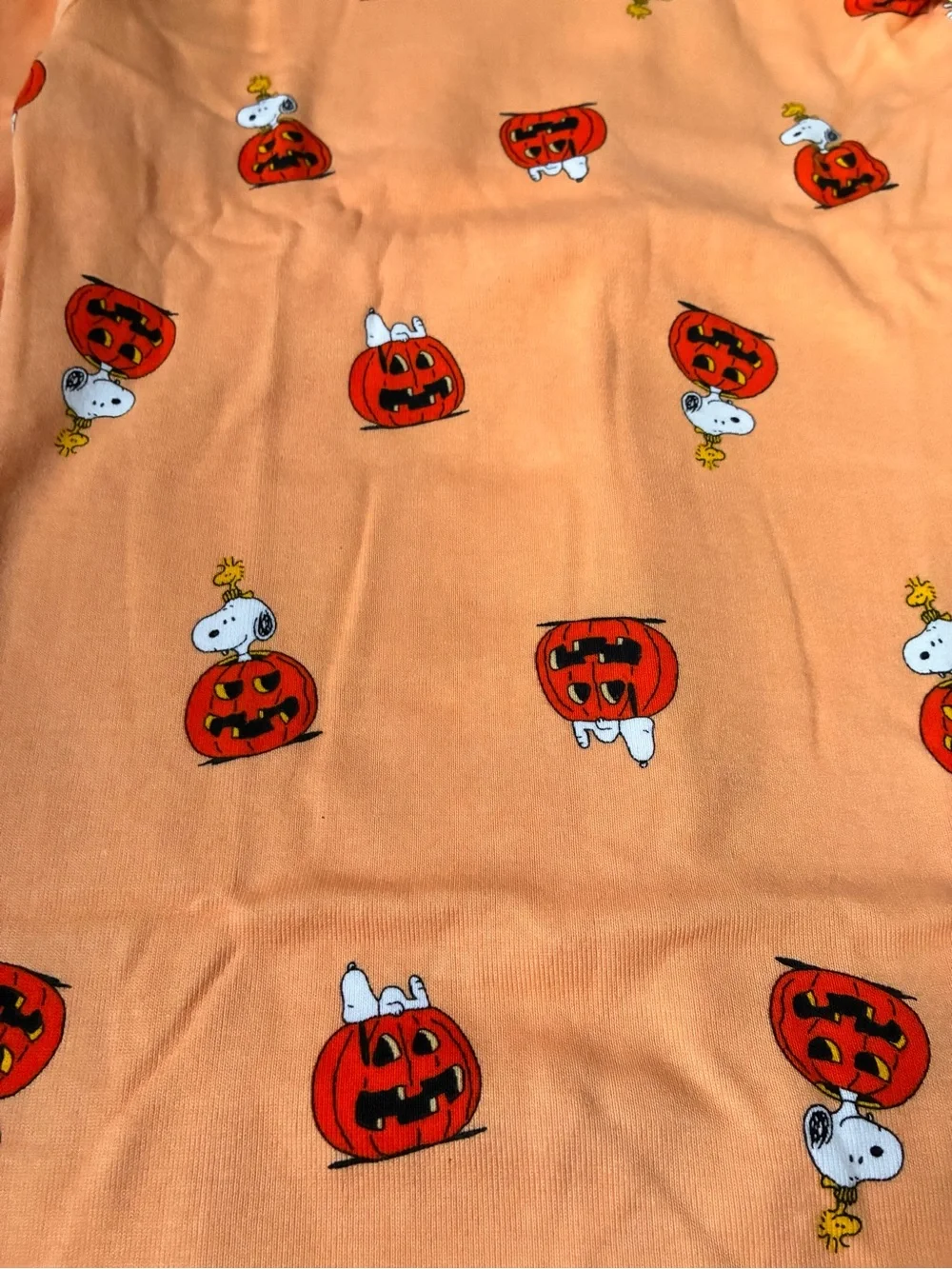 NWT - Janie and Jack x Peanuts Snug Fit Halloween PJ Set (Orange) Size 10